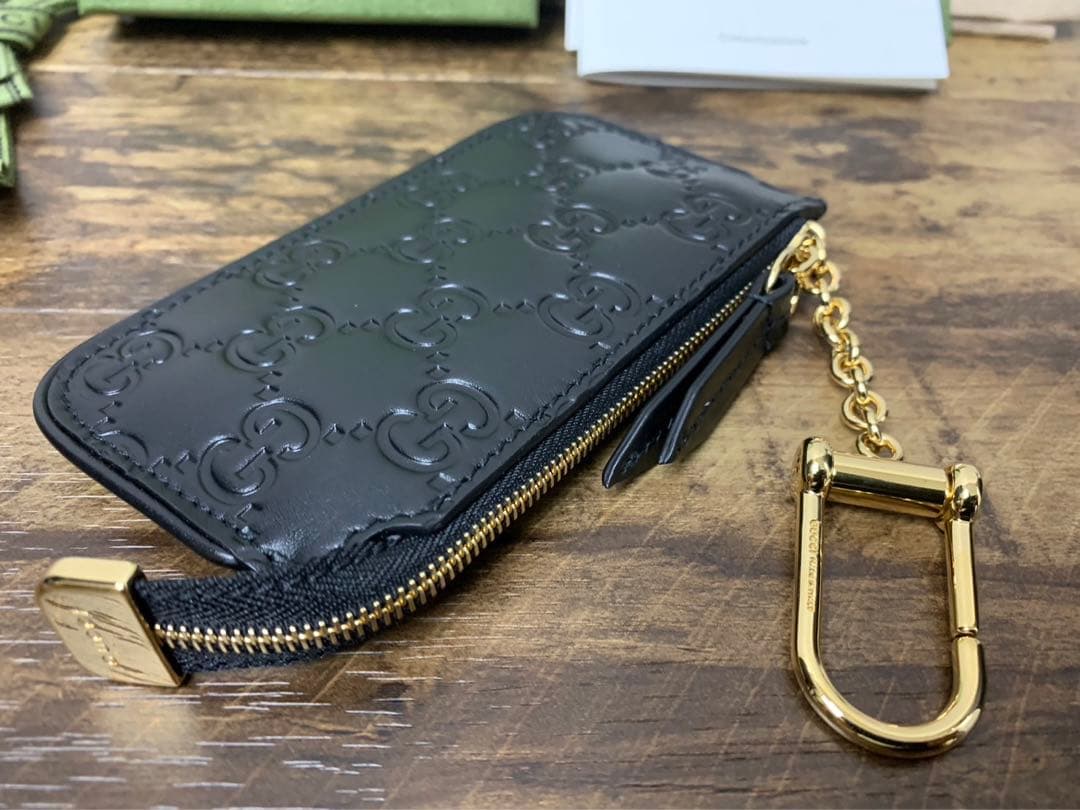 GUCCI グッチ　GG柄 ケース 小銭入れ 金具