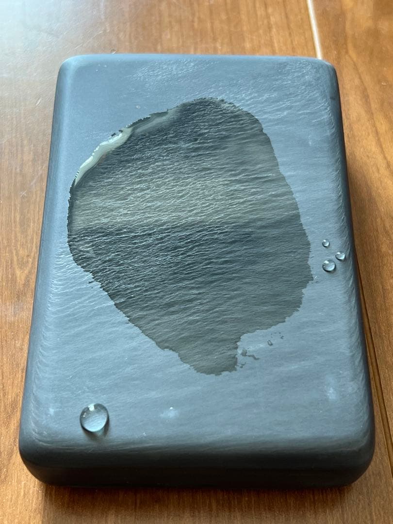 極品 歙州金花水波羅文硯