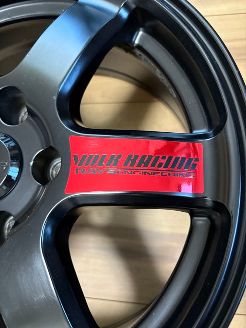 16インチ7J+47 114.3 5穴 Rays仕様Raysナット ハブリング付
