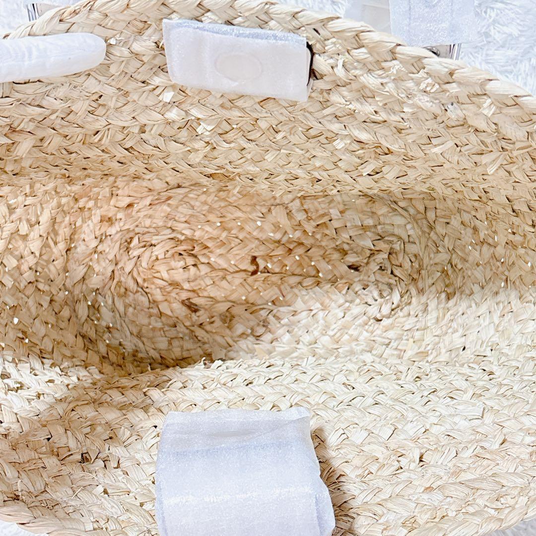 【極美品】定価10万 COACH コーチ かごバッグ トートバッグ CJ518