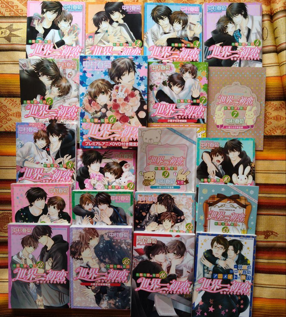 最新刊30巻追加！中村春菊　純愛ロマンチカ　世界一初恋　DVD　小冊子付き