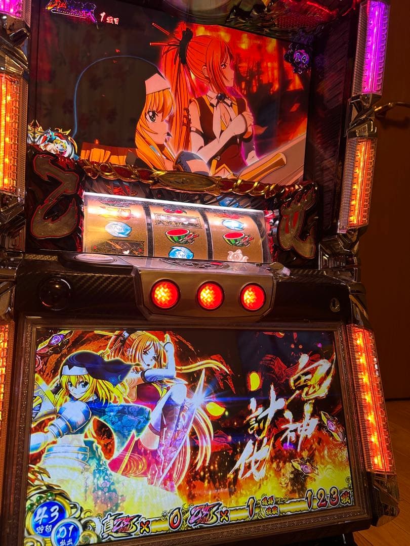 パチスロ実機　5号機　戦国乙女2