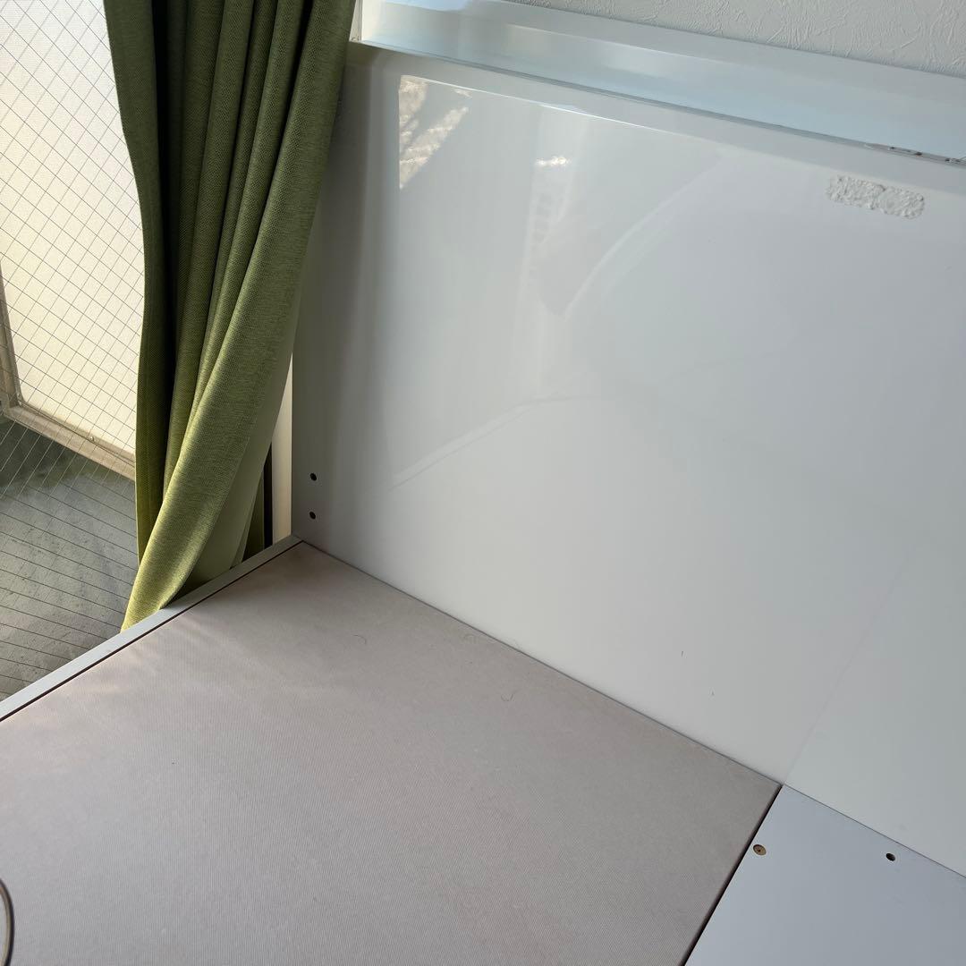 定価送料込み64000円程ニトリ セミダブルベッドフレーム ホワイト