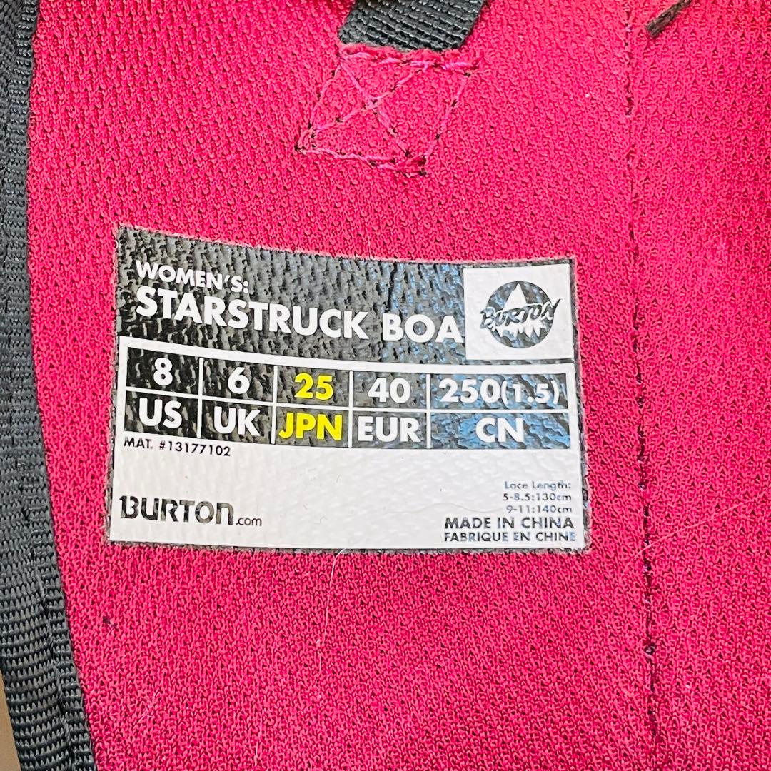 BURTON スノーボードブーツ STARSTRUCK BOA 25cm