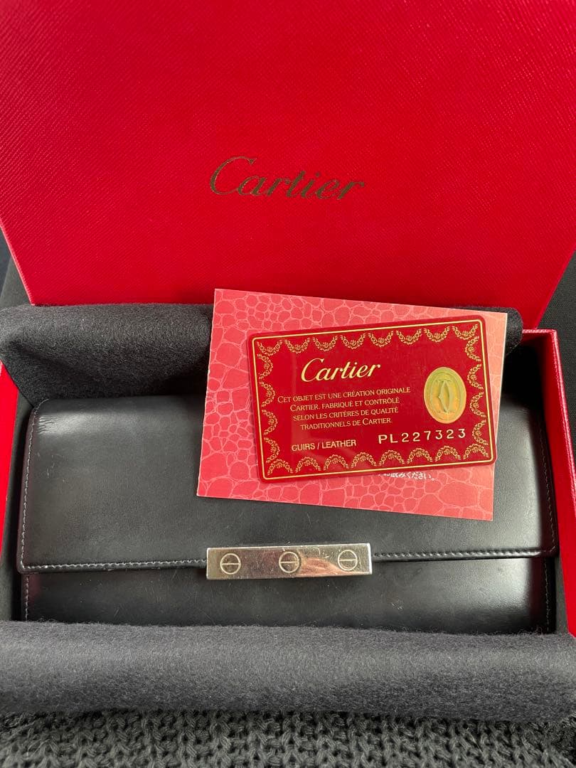 【廃盤】カルティエ長財布