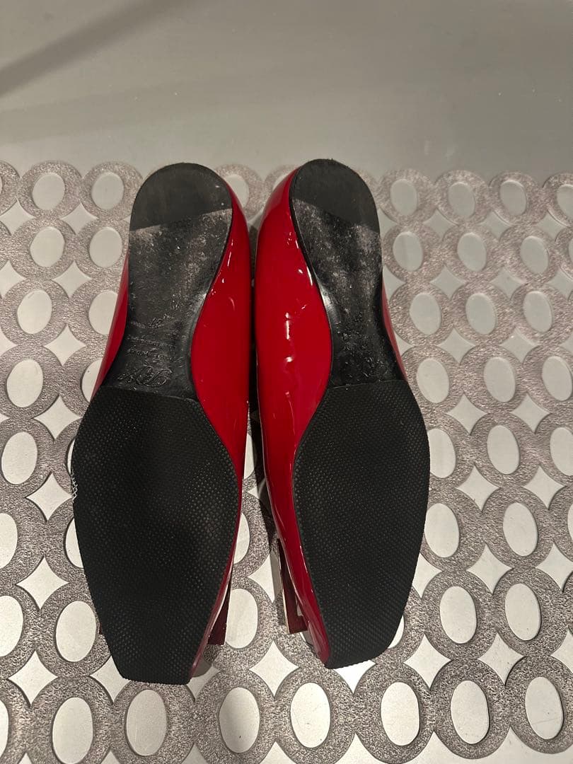 ロジェヴィヴィエ　バレエシューズ　37 赤