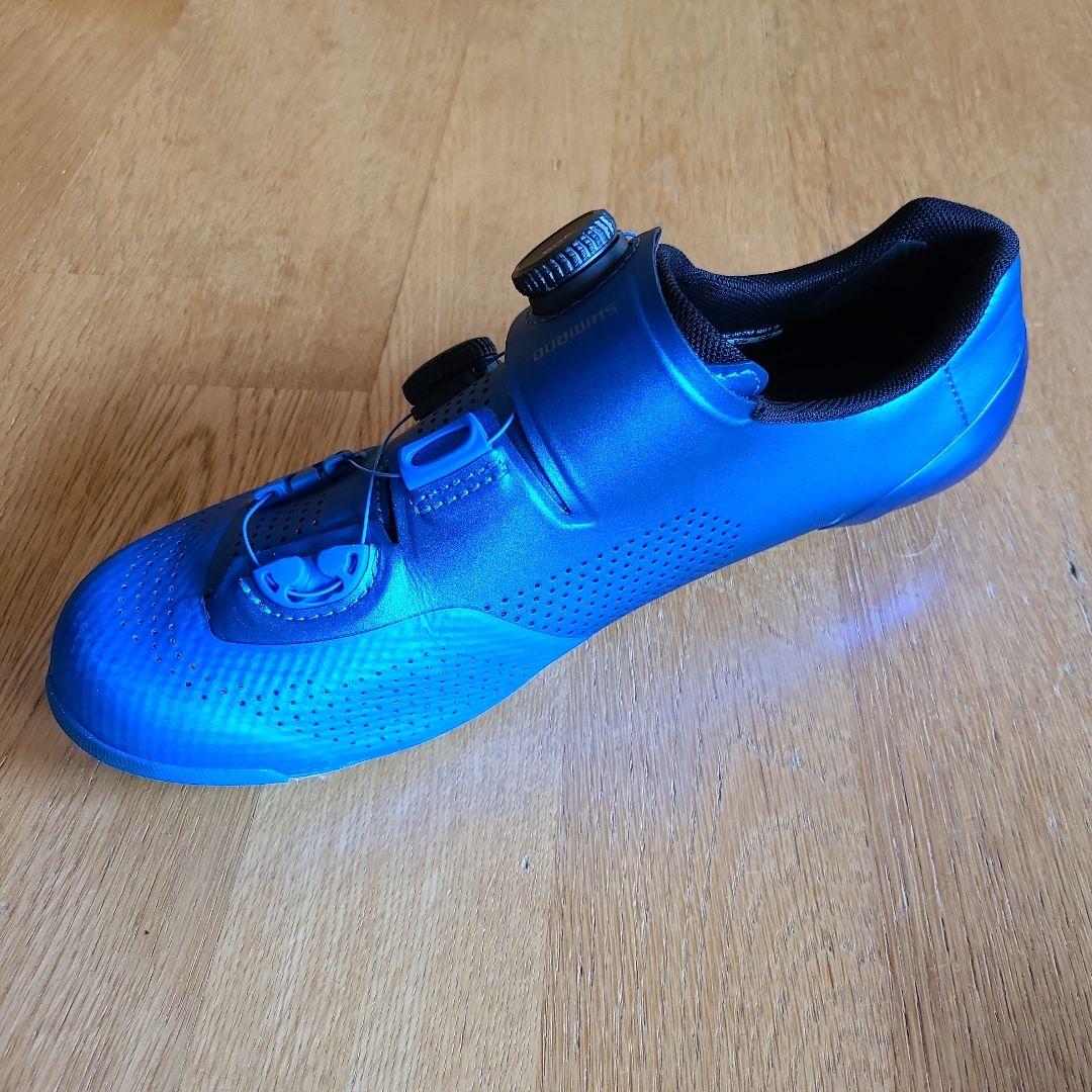 Shimano S-PHYRE 青 シューズ BOAダイヤル式