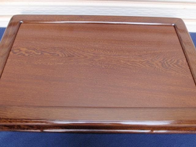 新品♪ 53巾 総鉄刀木(タガヤサン)花台 飾り台 盆栽台 香炉台 検/花梨黒檀