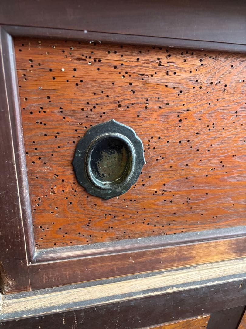 岐阜県揖斐郡池田町まで　水屋箪笥　176×174㎝　アンティーク　時代箪笥