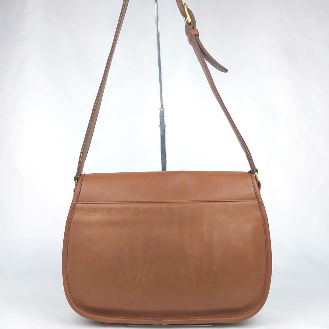 COACH コーチ ショルダーバッグ オールドコーチ フラップ レザー USA製