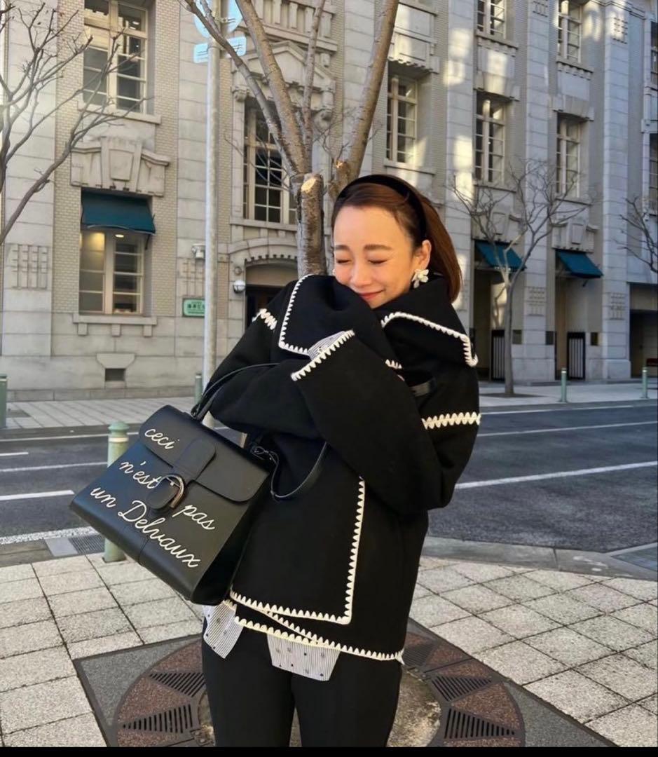 rosymonster♡ハマグリコート　ブラック