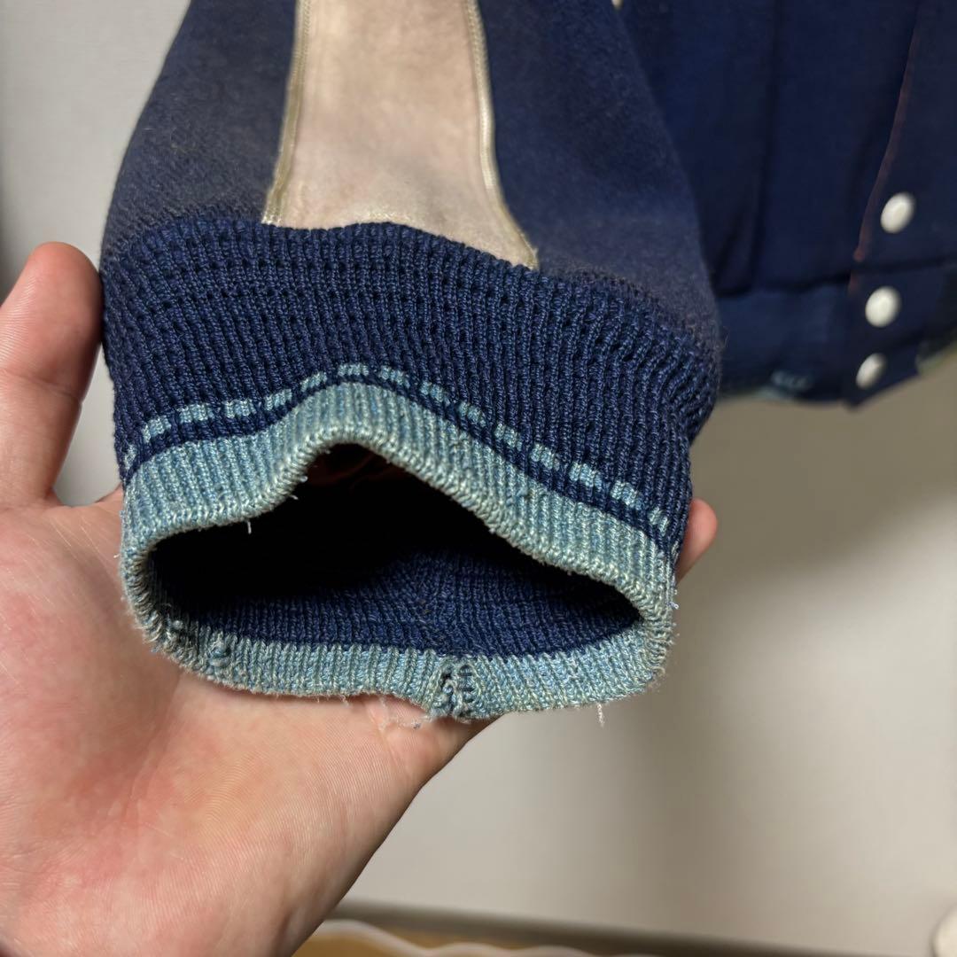 50s ヴィンテージ　スタジャン　ウール　ロカビリー　ファラオジャケット