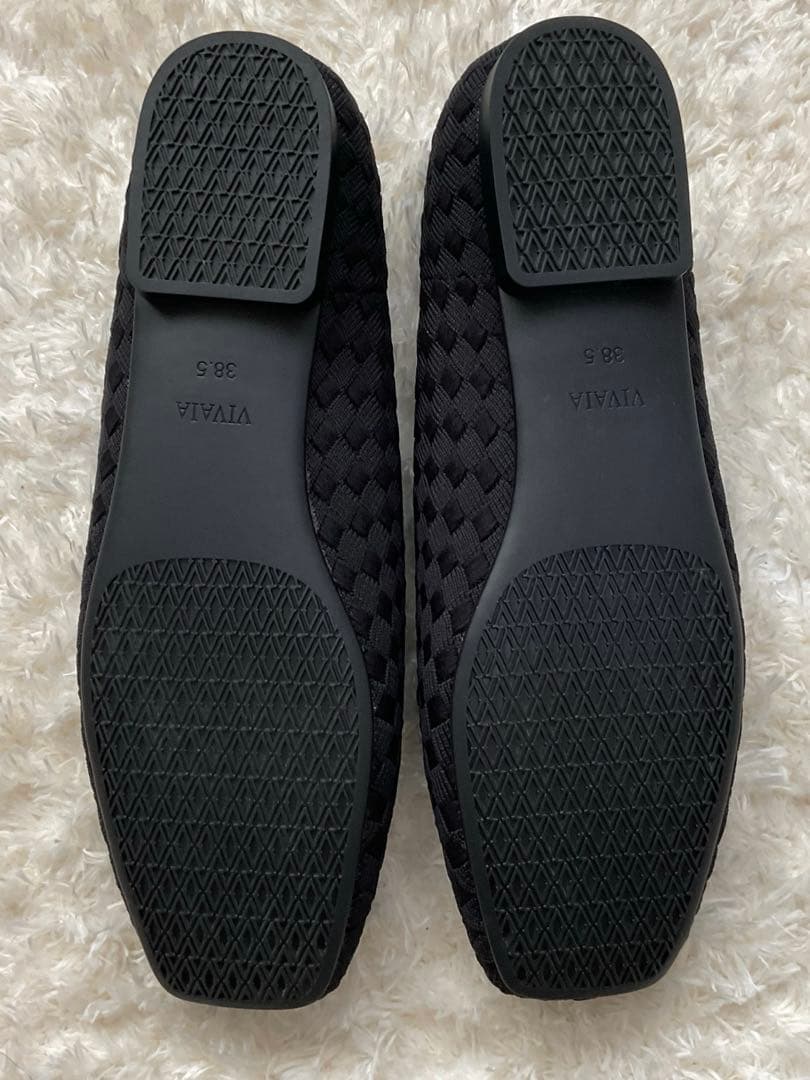 VIVALA ブラックフラットシューズ　24.5