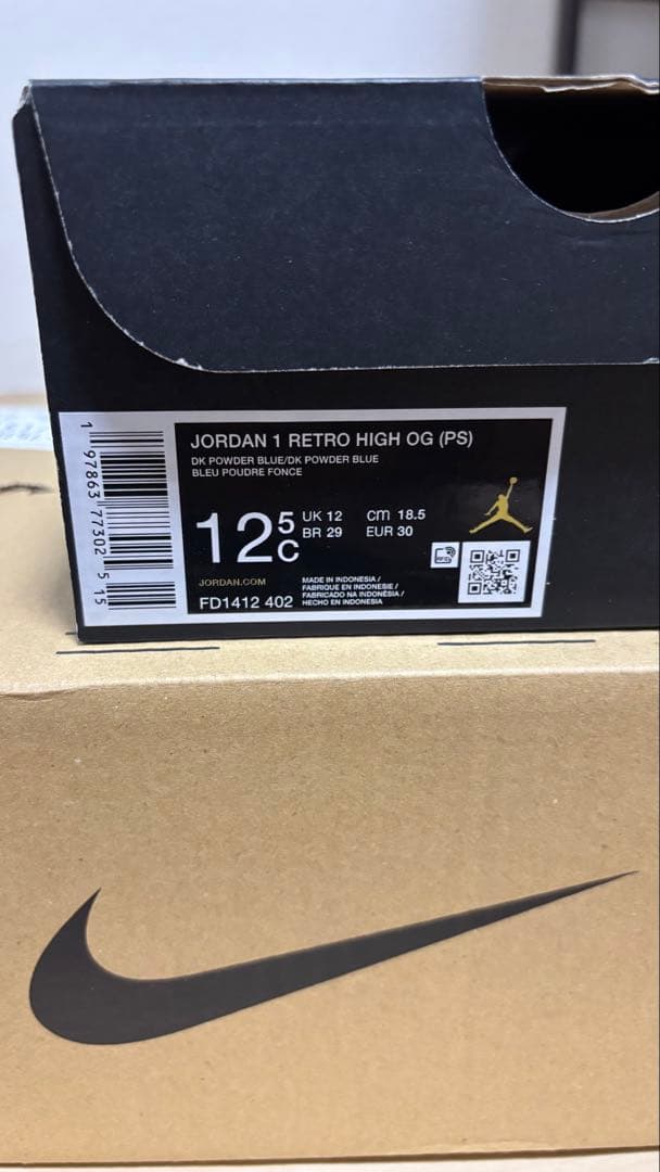 スニーカー Nike PS AirJordan 1 HighOG UNCReimagined