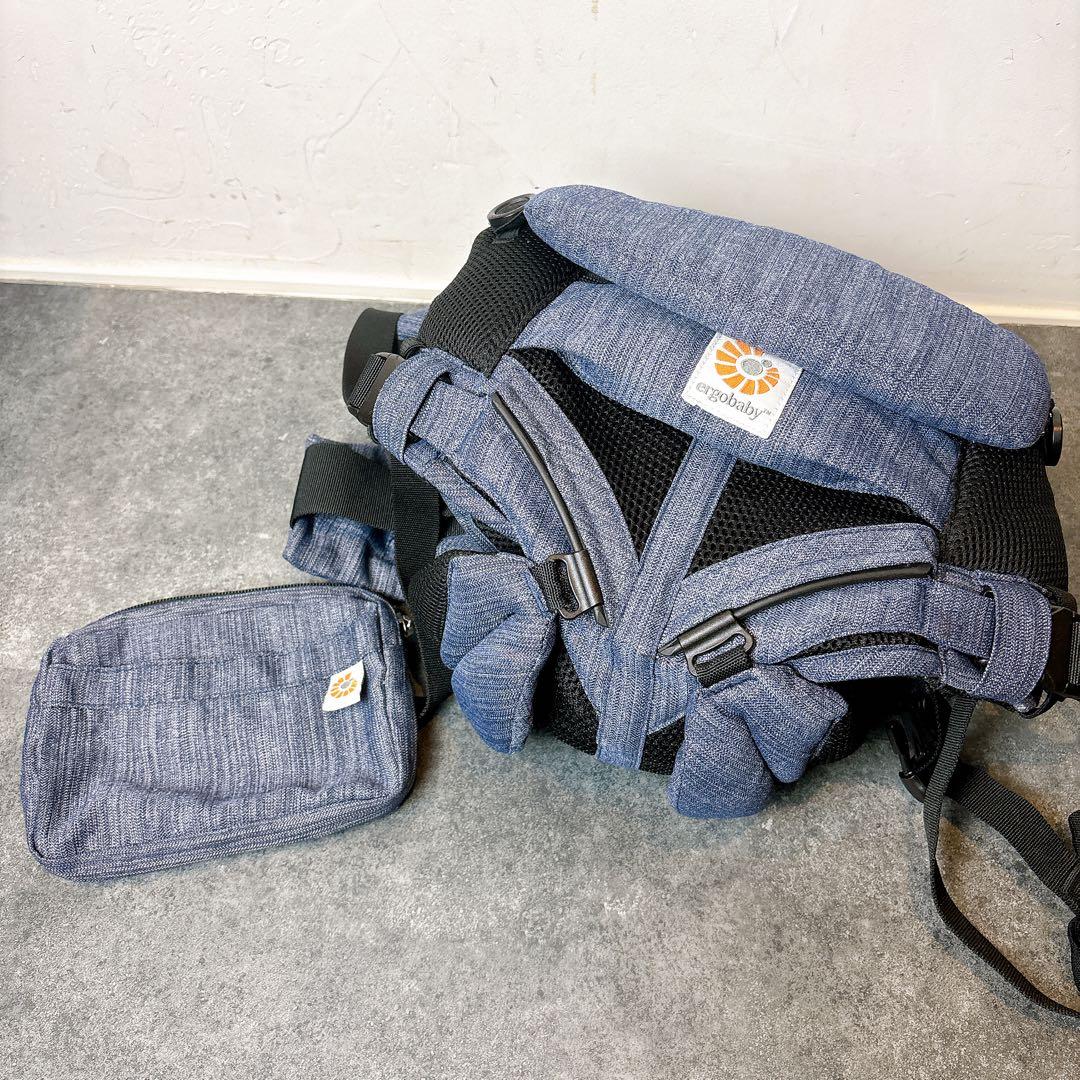 【極美品】 エルゴベビー 抱っこ紐 オムニ360 クールエア メッシュ