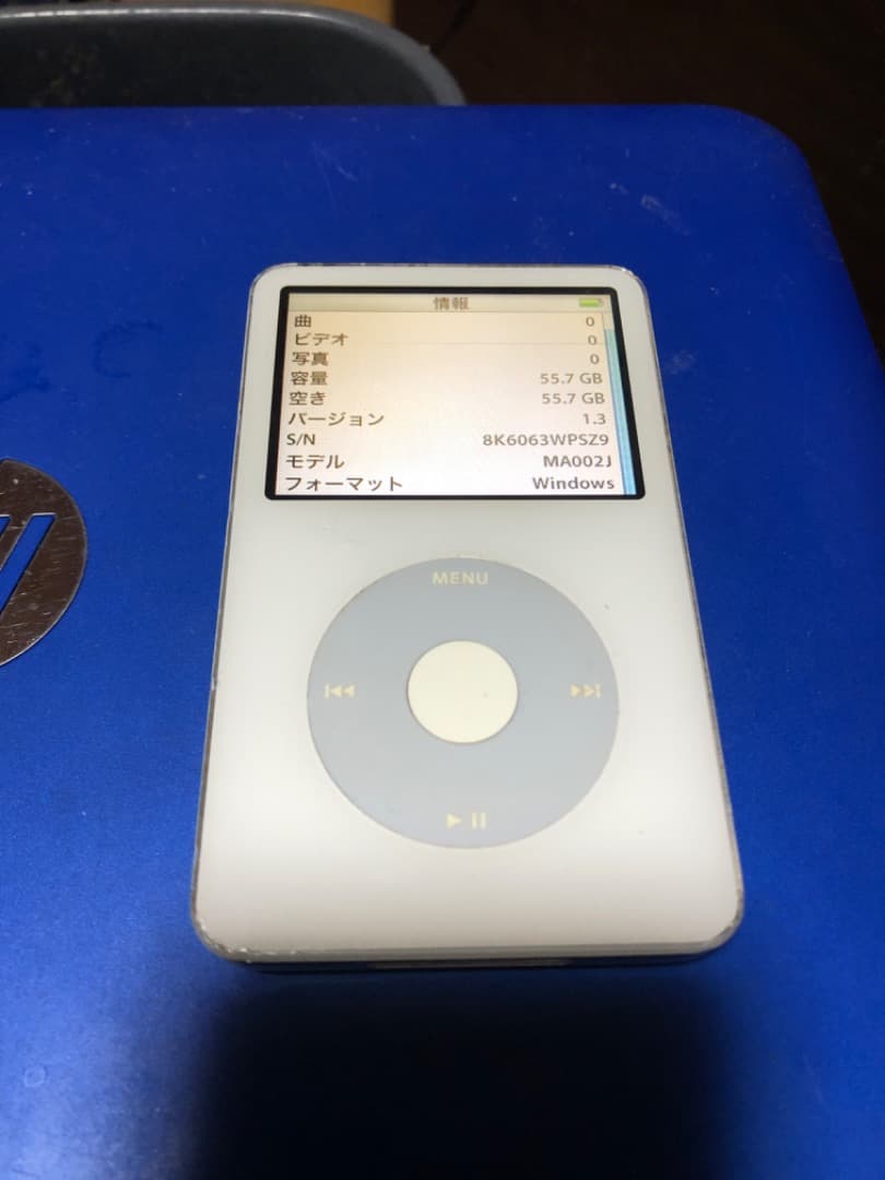 iPod Classic 第5世代 60GB 　液晶微欠陥　電池元気