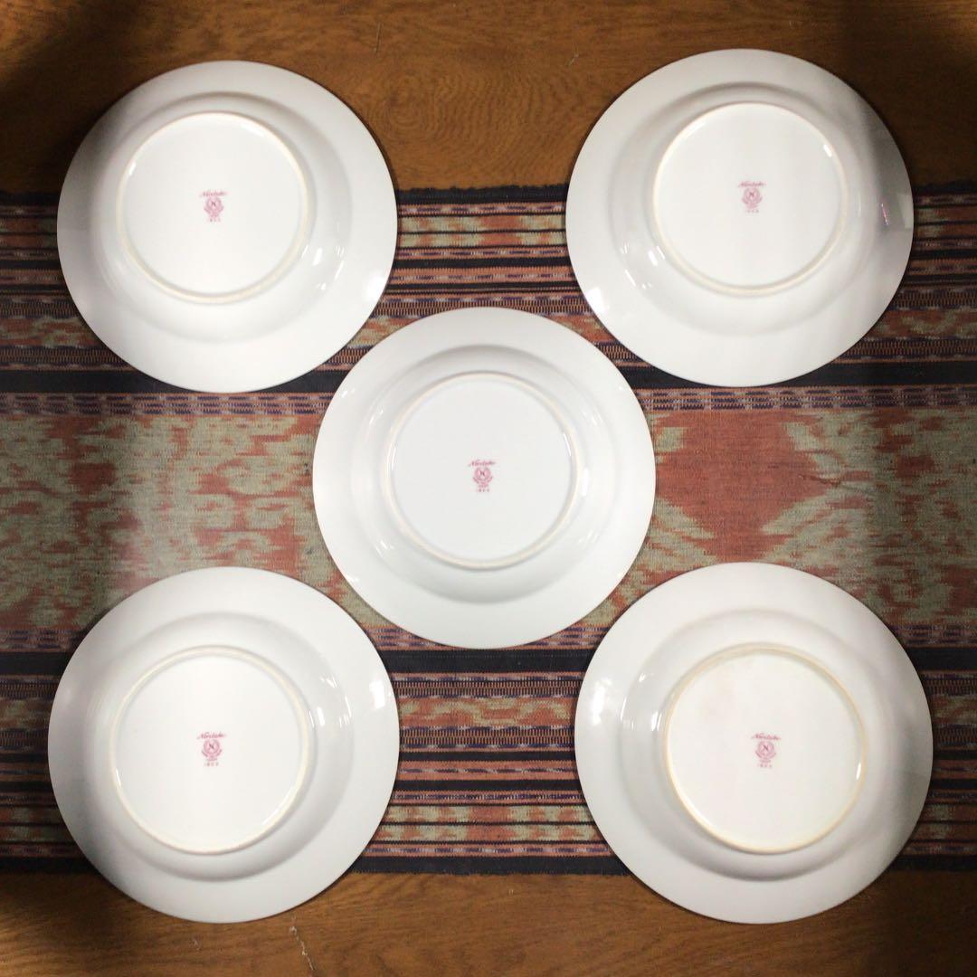 『未使用・劣化』　ノリタケ　月桂樹N　パスタ　カレー皿　5枚