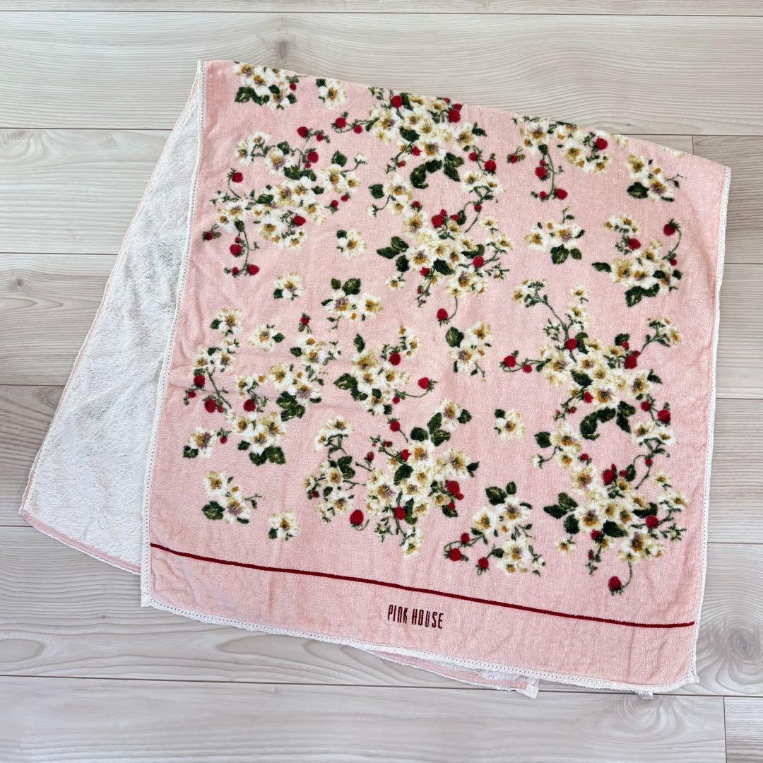 PINKHOUSE バスタオル 3枚セット 花柄 チェリー柄