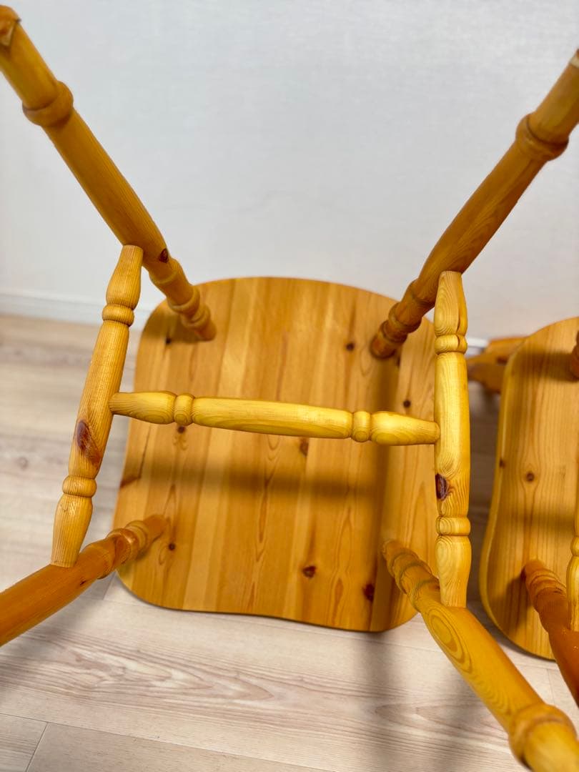 【美品】ウィンザーチェア カントリー 洋風 天然木ダイニングチェア②
