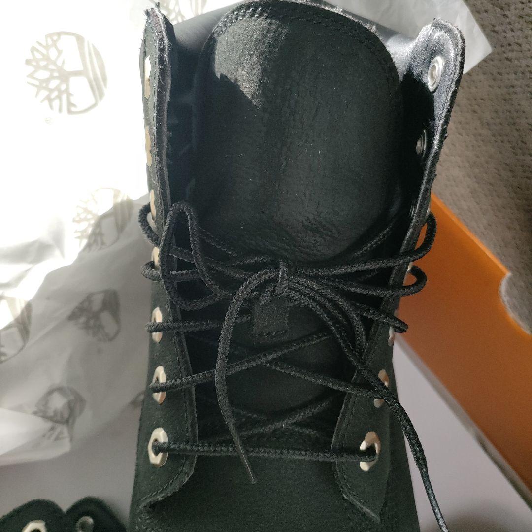 ブ*ル様 【破格スタート】超美品Timberlandヌバックレザーブーツブラック