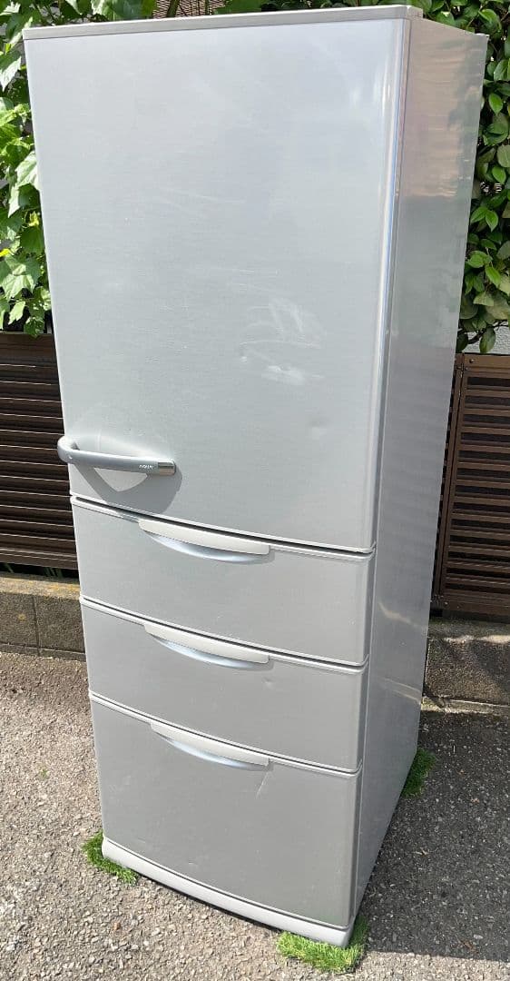 特価アクア大型4ドア冷凍冷蔵庫　355L フレッシュルーム　LED照明