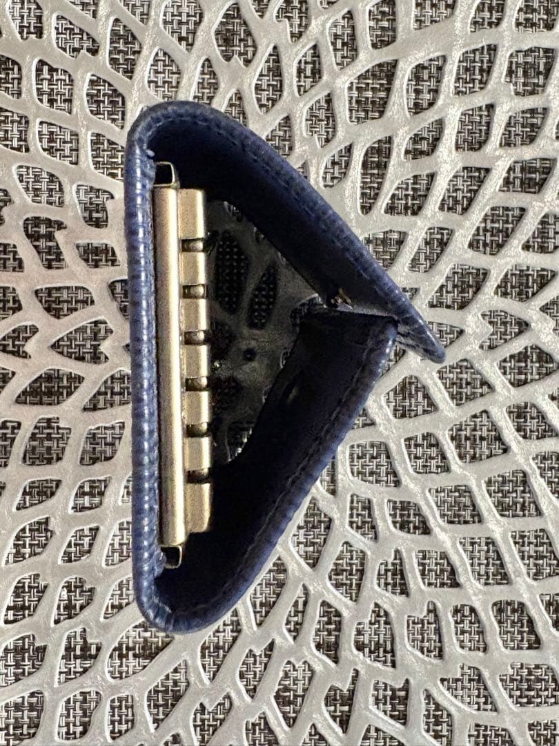 【良品】ルイヴィトン　ミュルティクレ　キーケース　6連　本革レザー　ブルー