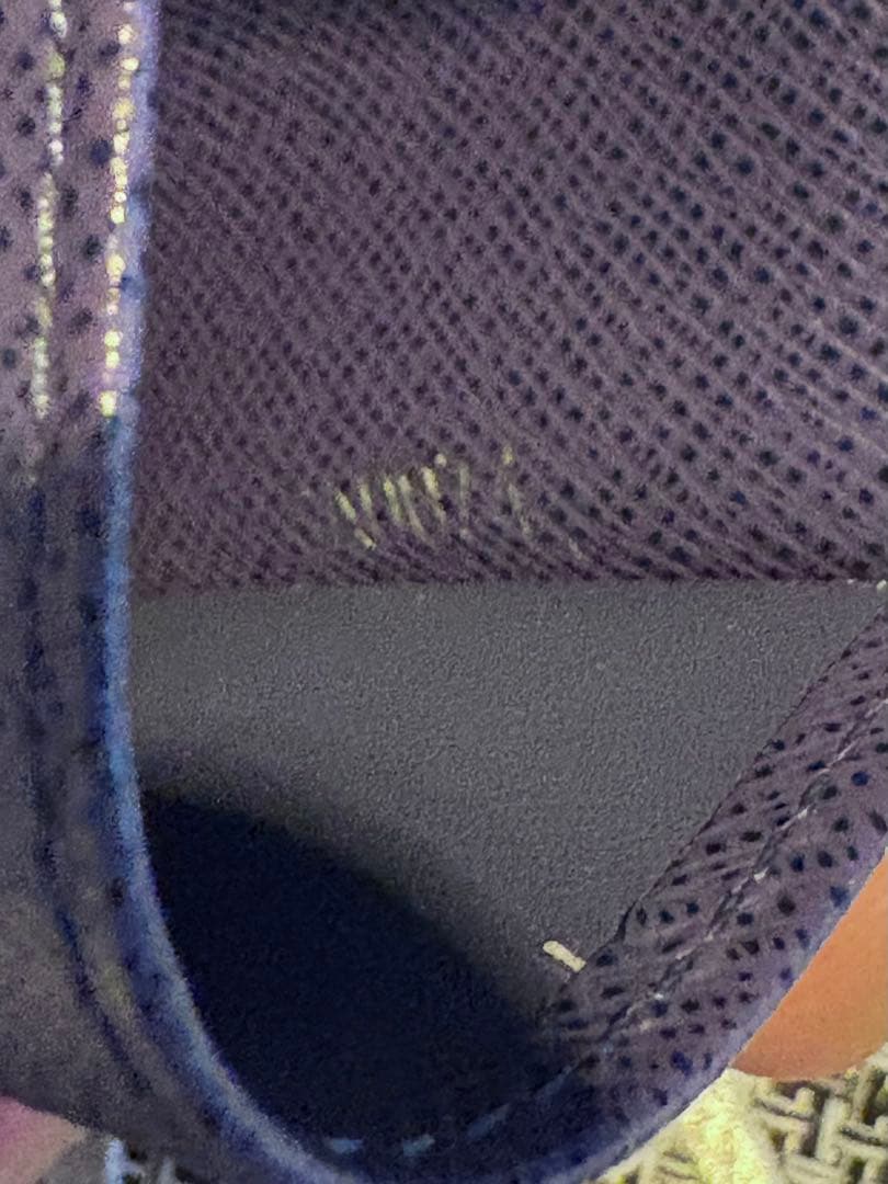 【良品】ルイヴィトン　ミュルティクレ　キーケース　6連　本革レザー　ブルー