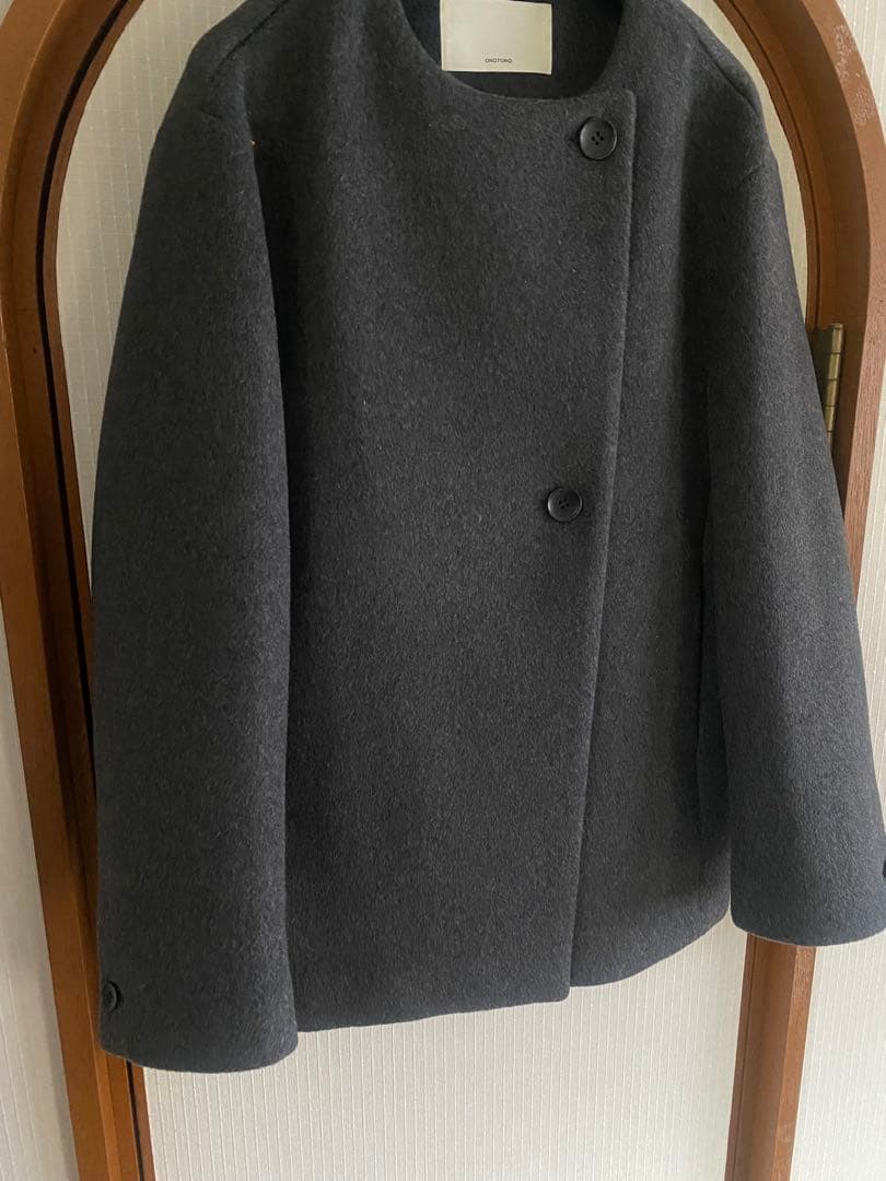 新品未使用　OHOTORO Aries Wool Coat charcoal