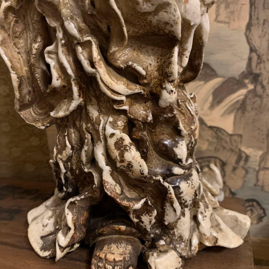 達磨　　置物　　二六焼 時代箱　美品　157