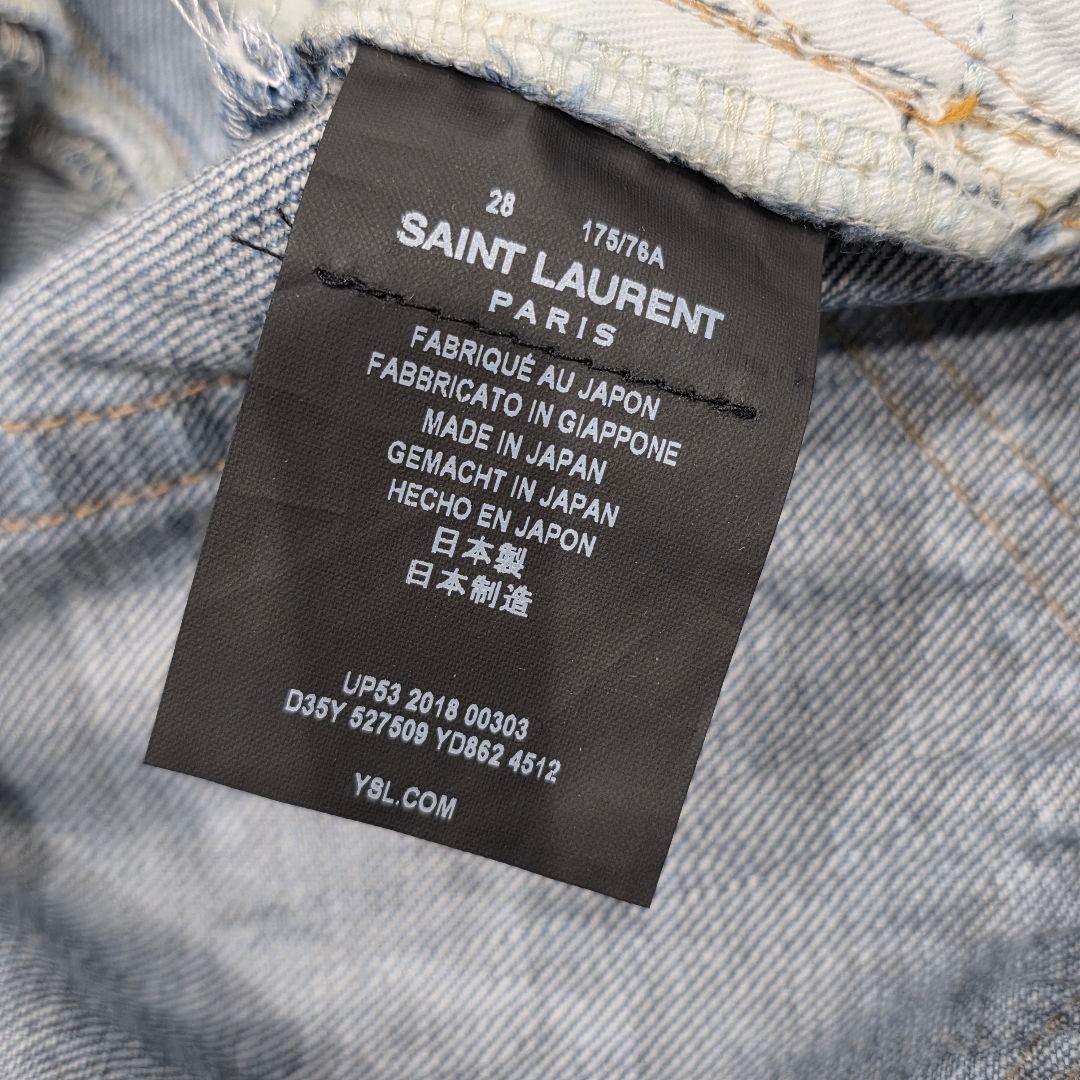 SAINT LAURENT PARIS　サンローランパリ　デニムパンツ　28　膝