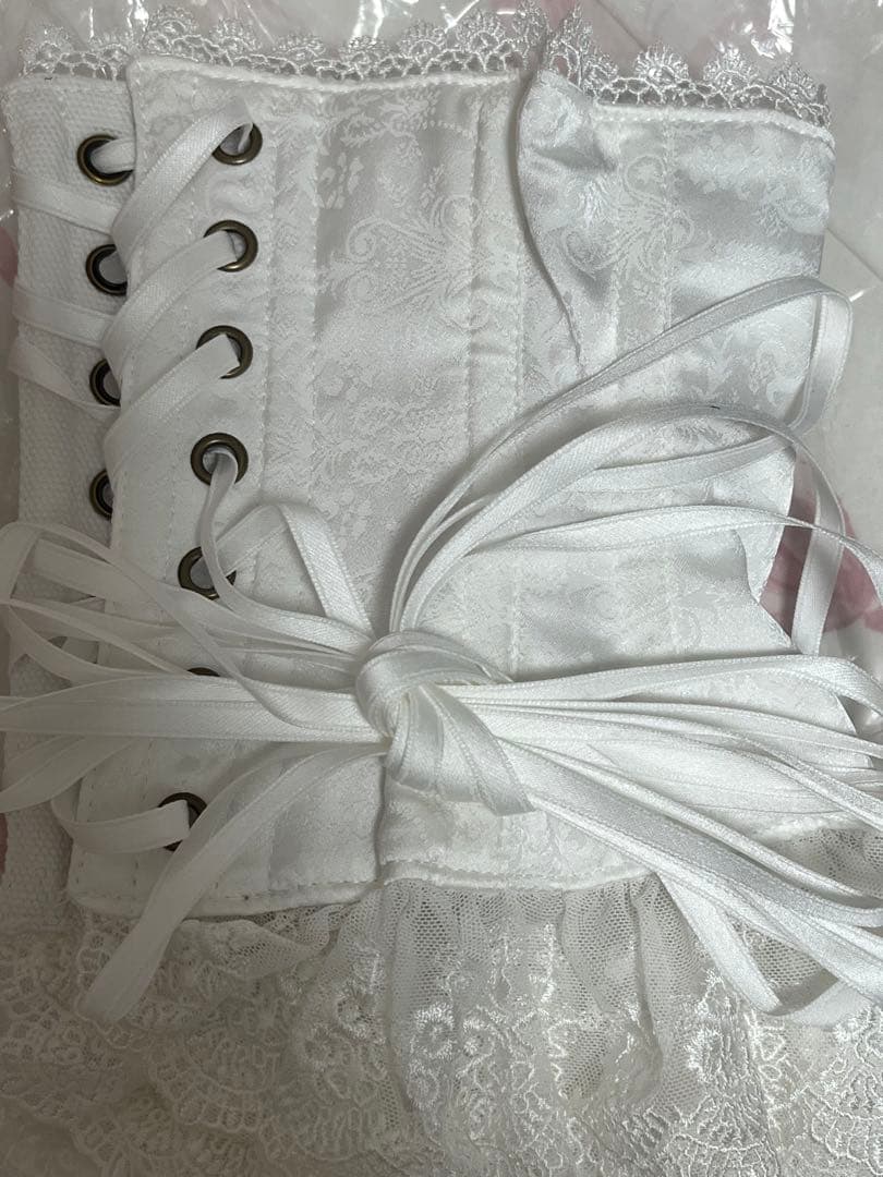 【ATELIER PIERROT】Frill Short Corsetホワイト