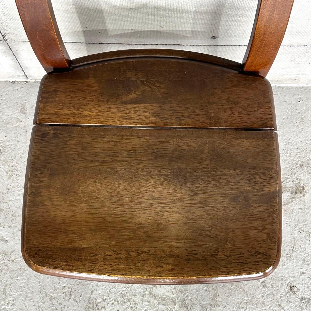 ★1980年代★ ヴィンテージ 木製ダイニングチェア 無垢材｜国産家具 自然木