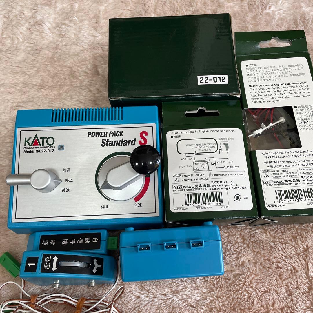 【中古品】KATO 自動信号機 電源セット N-GAUGE Nゲージ