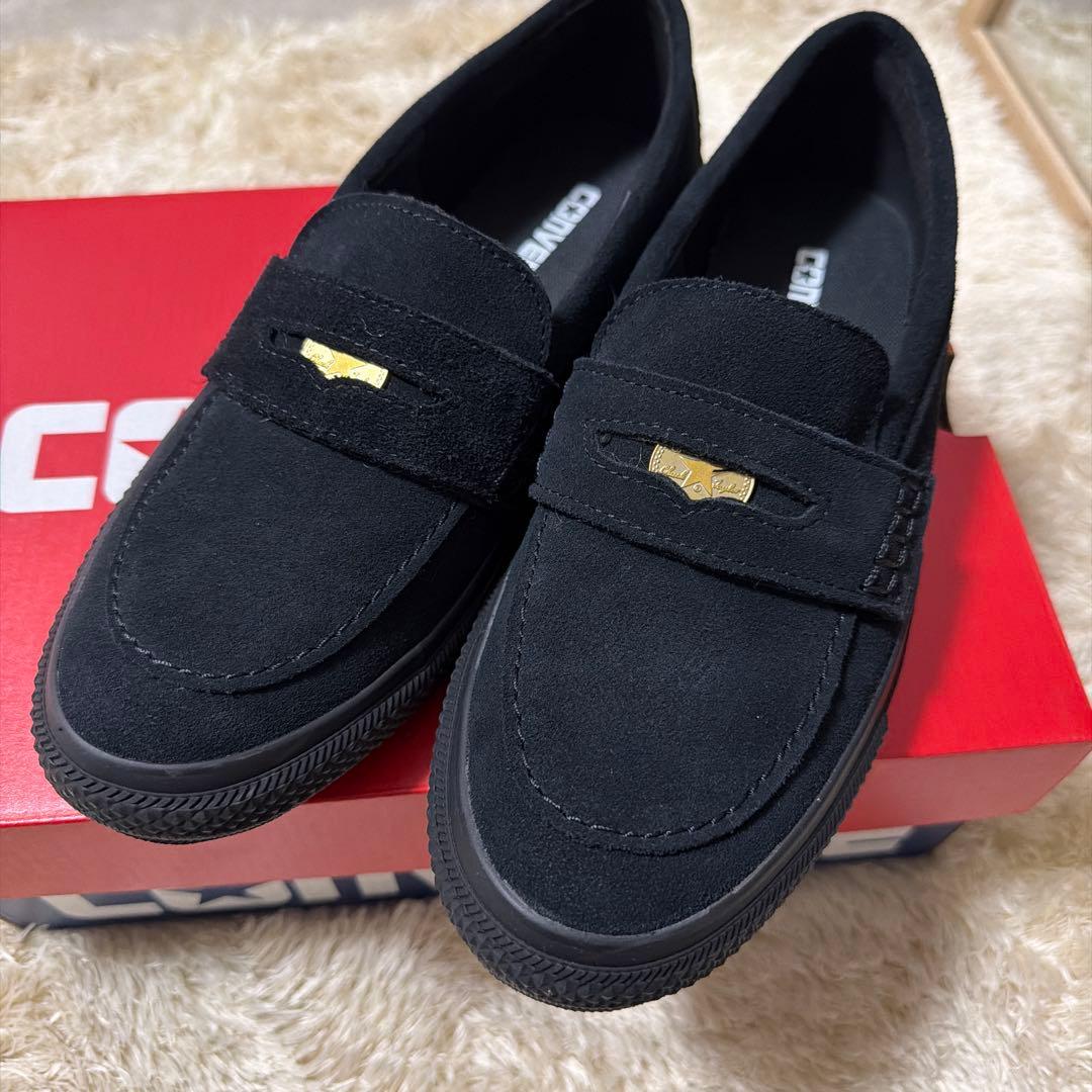 cherry　CONVERSE ALL STAR ブラックローファー