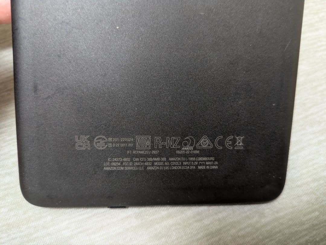 Amazon Kindle 11世代16G カバー、フィルム付き