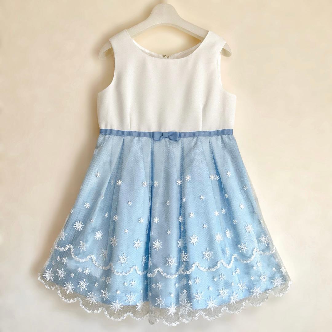 130size アナ雪 エルサ セレモニー 入学 卒園 フォーマル 女の子