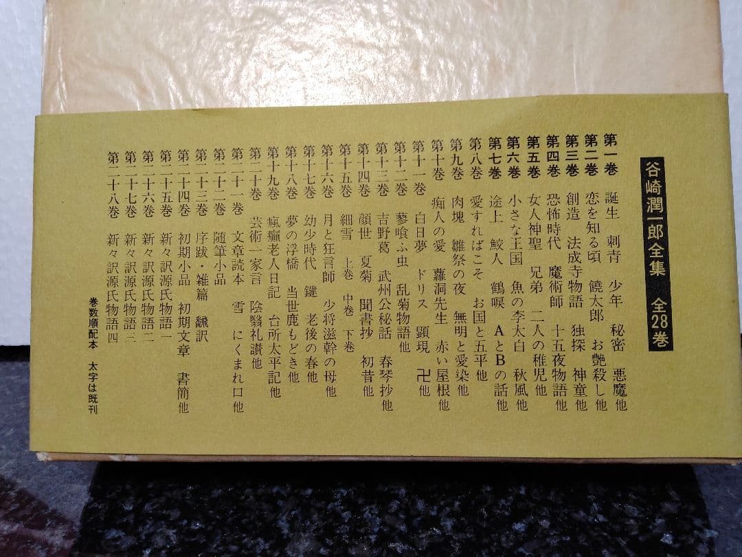 谷崎潤一郎全集　No.1