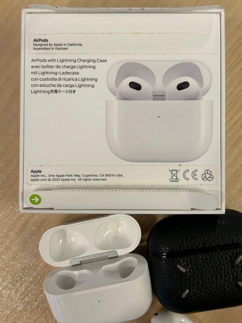 Apple AirPods 第3世代 A2564 正規品 マルジェラ風ケース付