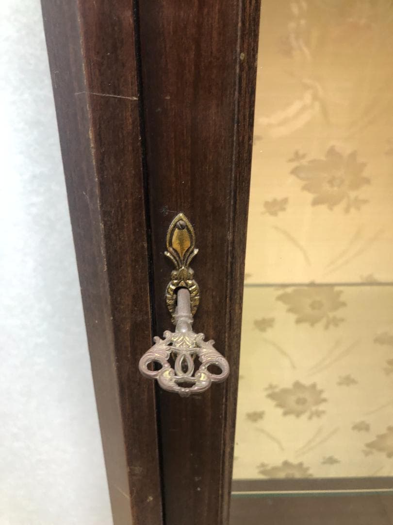 送料無料 ス. キュリオキャビネット 飾り棚 ヨーロピアン 73041-1-70