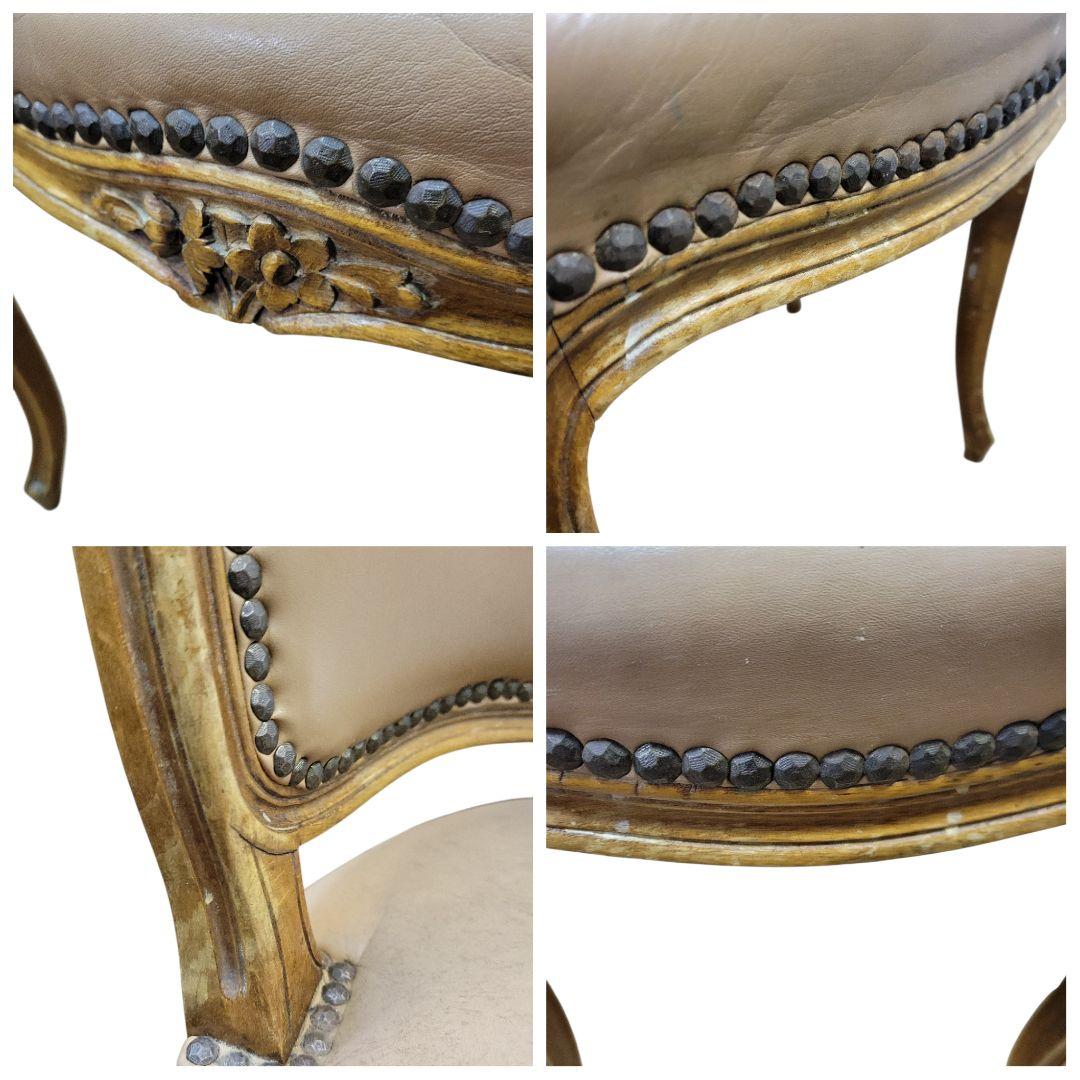 希少 大人気 ロココ調 猫足 アンティーク レトロ ダイニングチェア