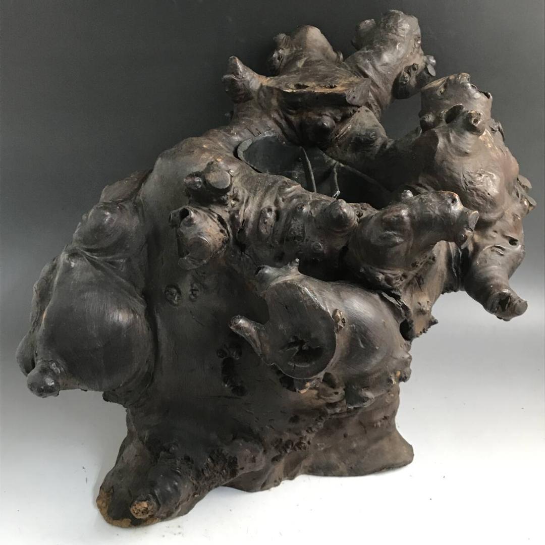 天然木 瘤 約11.7kg 自然木 瘤木 鑑賞木 オブジェ 花器 花瓶 花生